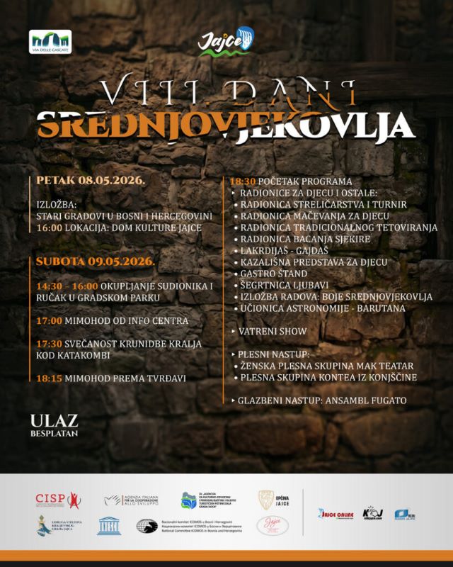 dani srednjovjekovlja 2026 2
